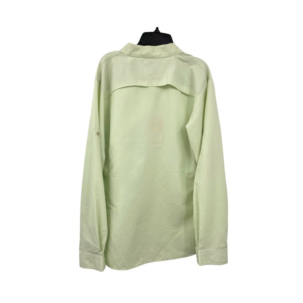 10,000 ft Above Sea Level Blouse Womens XL NEW Light Lime Green Outdoor Hiking - Picture 2 of 16